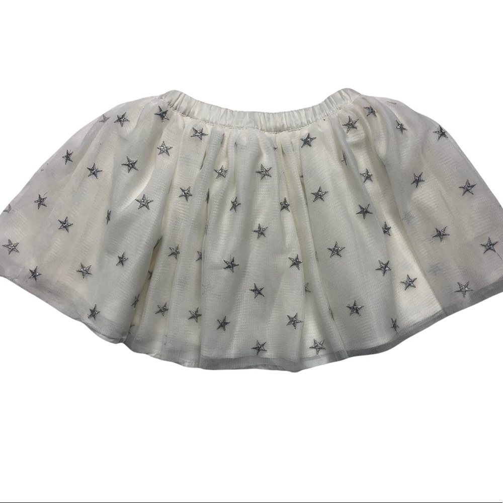 NWT Gymboree White Tulle Star Skirt size 4T - Picture 1 of 6